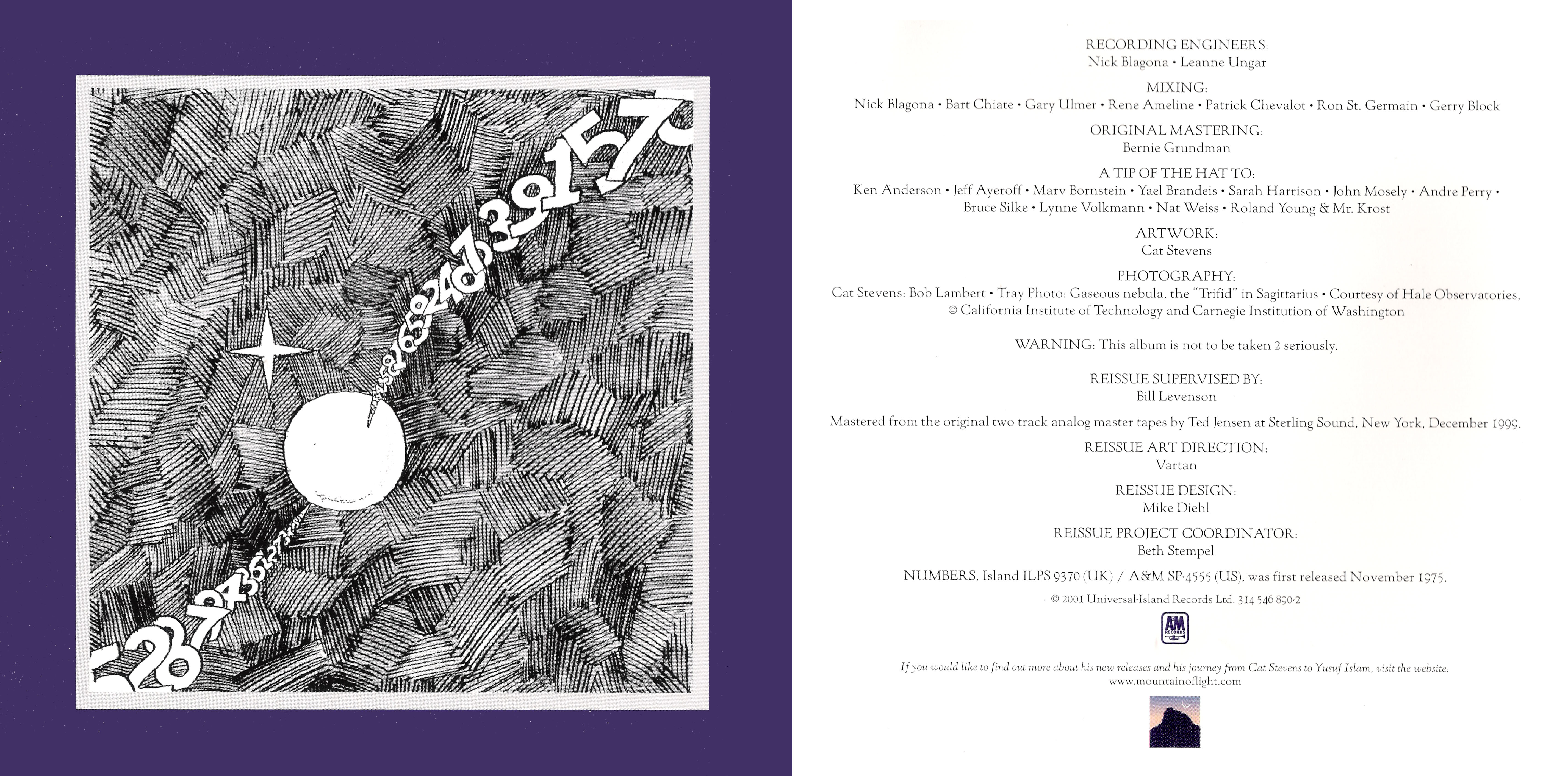 Cat Stevens  Numbers : Booklet 2